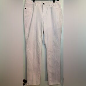 Talbots Light Pink Simply Flattering 5-Pocket Straight Leg Corduroy Jeans